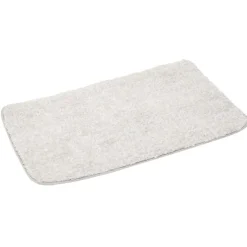 Gifi Aménagement Salle De Bain^Tapis de salle de bain gris en polyester
