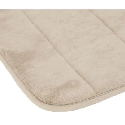 Gifi Aménagement Salle De Bain^Tapis de salle de bain taupe à mémoire de forme