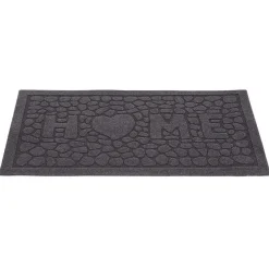 Gifi Nettoyage Et Entretien|Tapis d'entrée antidérapant gris 75x45 cm