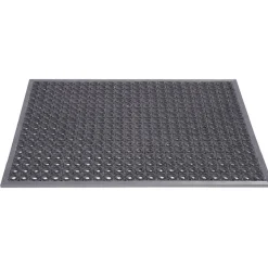 Gifi Nettoyage Et Entretien|Tapis d'entrée caillebotis en pvc noir