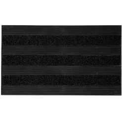 Gifi Nettoyage Et Entretien|Tapis d'entrée grattant noir gris ou noir vert