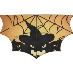 Gifi Nettoyage Et Entretien|Tapis d'entrée Halloween design toile d'araignée