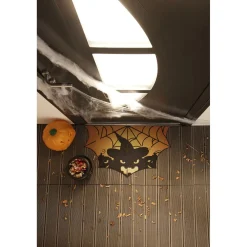 Gifi Nettoyage Et Entretien|Tapis d'entrée Halloween design toile d'araignée