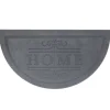 Gifi Nettoyage Et Entretien|Tapis d'entrée noir Home forme demi-lune 60x40cm