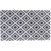Gifi Nettoyage Et Entretien|Tapis extérieur design géométrique noir et blanc 75x45 cm