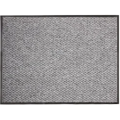 Gifi Nettoyage Et Entretien|Tapis intérieur antipoussière absorbant gris et noir 80x60cm