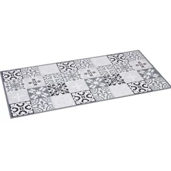 Gifi Nettoyage Et Entretien|Tapis intérieur extérieur vinyle décor carreau de ciment 99x49 cm