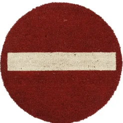 Gifi Nettoyage Et Entretien|Tapis paillasson rond panneau sens interdit