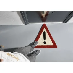 Gifi Nettoyage Et Entretien|Tapis paillasson triangle panneau Danger