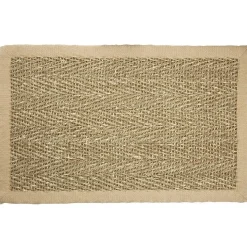 Gifi Nettoyage Et Entretien|Tapis rectangulaire jonc mer design chevrons