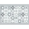 Gifi Nettoyage Et Entretien|Tapis rectangulaire vinyle motif carreau de ciment 150 x 100 cm
