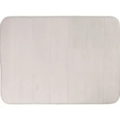 Gifi Aménagement Salle De Bain^Tapis salle de bain à mémoire de forme uni taupe