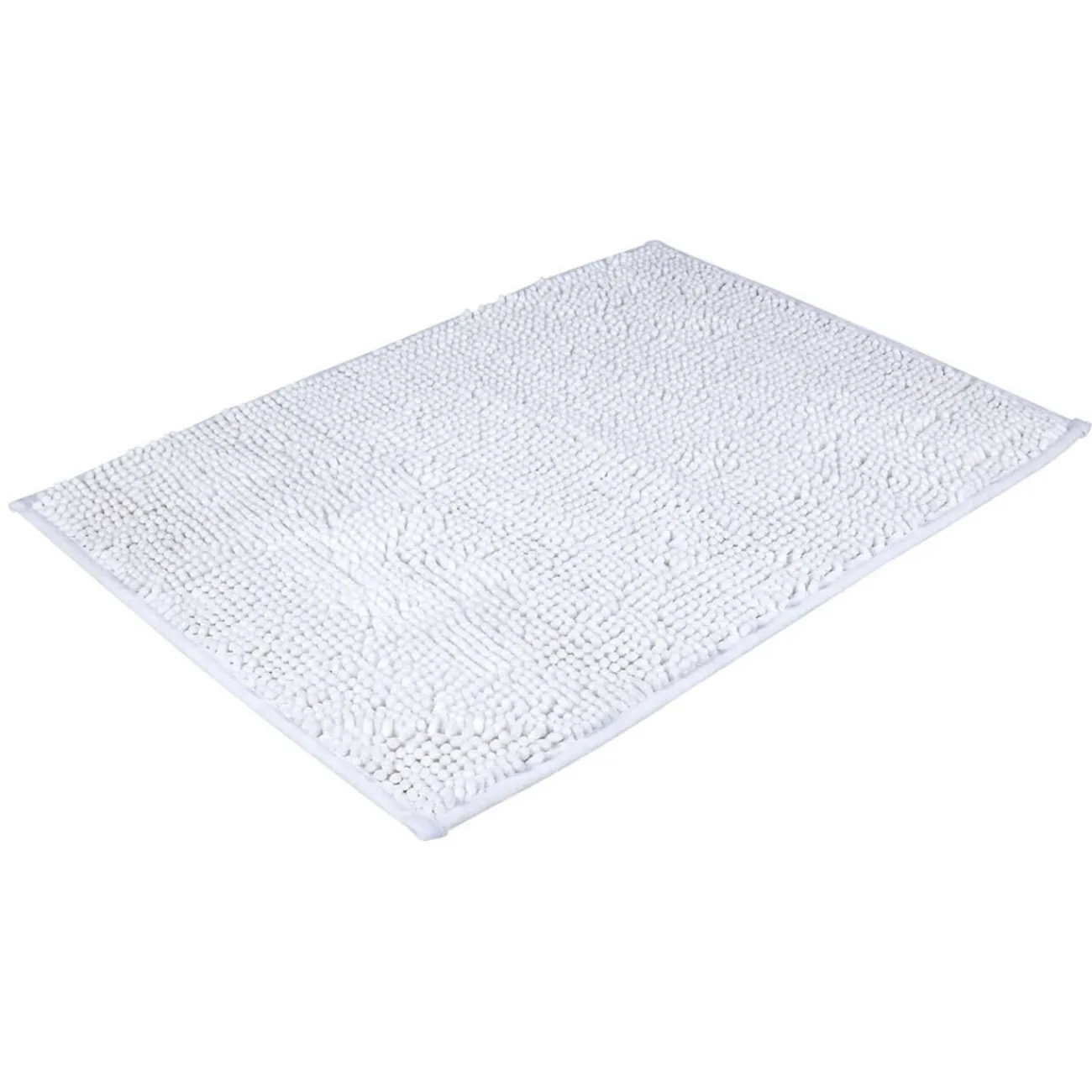 Gifi Aménagement Salle De Bain^Tapis salle de bain chenille blanc
