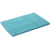 Gifi Aménagement Salle De Bain^Tapis salle de bain chenille uni bleu