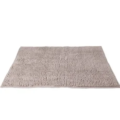 Gifi Aménagement Salle De Bain^Tapis salle de bain chenille taupe