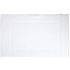 Gifi Aménagement Salle De Bain^Tapis salle de bain coton blanc 70x40 cm