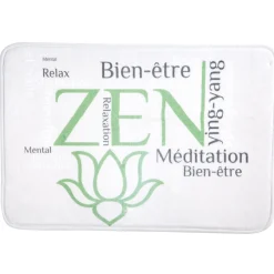 Gifi Aménagement Salle De Bain^Tapis salle de bain microfibre