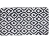 Gifi Aménagement Salle De Bain^Tapis salle de bain motif géométrique noir blanc