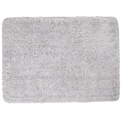 Gifi Aménagement Salle De Bain^Tapis salle de bain rectangulaire gris et blanc