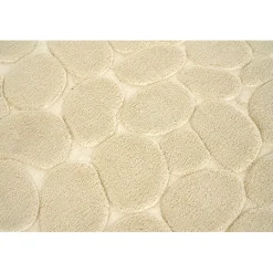 Gifi Aménagement Salle De Bain^Tapis sortie de douche mémoire de forme beige 75x45cm