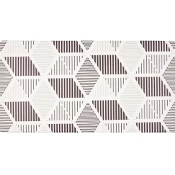 Gifi Nettoyage Et Entretien|Tapis vinyle confort imprimé noir et blanc 100x50cm
