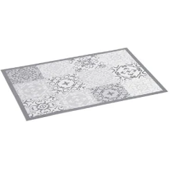 Gifi Nettoyage Et Entretien|Tapis vinyle imprimé carreau de ciment gris L.70 cm