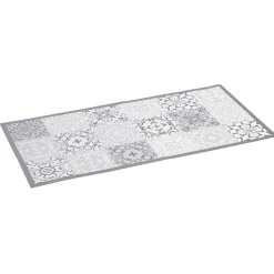 Gifi Nettoyage Et Entretien|Tapis vinyle imprimé carreau de ciment gris L.99 cm