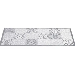 Gifi Nettoyage Et Entretien|Tapis vinyle imprimé carreau de ciment gris L.99 cm