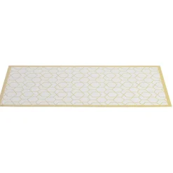 Gifi Nettoyage Et Entretien|Tapis vinyle imprimé graphique jaune L.99 cm