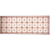 Gifi Nettoyage Et Entretien|Tapis vinyle motif carreau de ciment rouge et beige 45x95cm