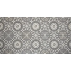 Gifi Nettoyage Et Entretien|Tapis vinyle motif carreau de ciment gris et blanc