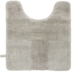 Gifi Aménagement Salle De Bain^Tapis WC polyester coloris taupe