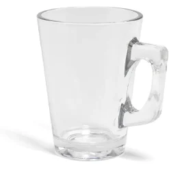 Gifi Tasse à café 18,5cl en verre transparent