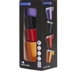 Gifi Tasse à café métallisé Luminarc multicolore x4