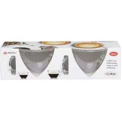 Gifi Tasse à café transparent Alpina x2