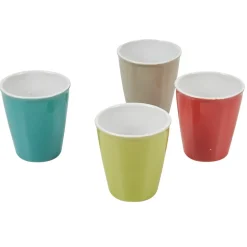 Gifi Tasse à expresso multicolore x4