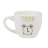 Gifi Tasse à expresso porcelaine blanc à motif réveil 9 cl