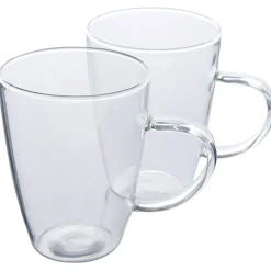 Gifi Tasse à thé transparente x2