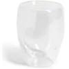 Gifi Tasse avec anse en verre double paroi 350ml