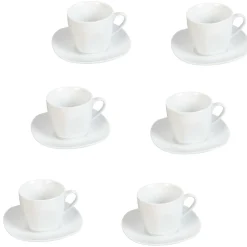 Gifi Tasse blanche porcelaine X6