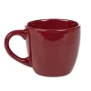 Gifi Tasse en faïence rouge 22 cl
