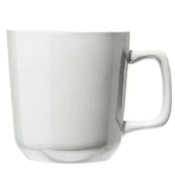 Gifi Tasse en grès carrée gris avec anse Ø9,4xH10cm 420ml