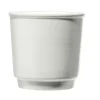 Gifi Tasse en grès espresso sans anse bleu intérieur blanc 9cl Ø6,2xH6,2cm