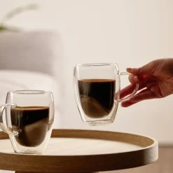 Gifi Tasse en verre double paroi 350ml