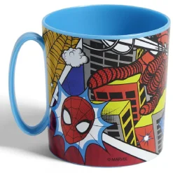 Gifi Tasse enfant Spiderman plastique Ø7,6xH9cm
