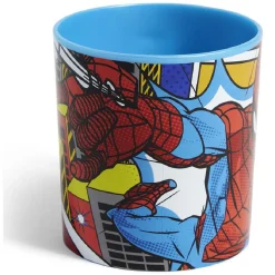 Gifi Tasse enfant Spiderman plastique Ø7,6xH9cm
