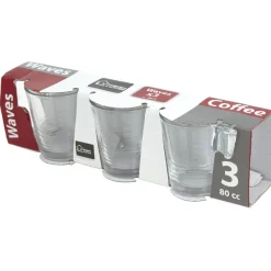 Gifi Tasse expresso verre transparent x3