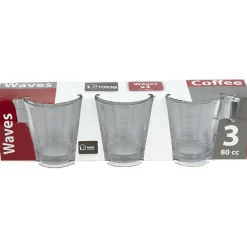Gifi Tasse expresso verre transparent x3