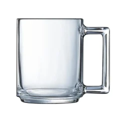 Gifi Tasse transparente en verre trempé droit Luminarc 25 cl