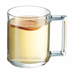 Gifi Tasse transparente en verre trempé droit Luminarc 25 cl